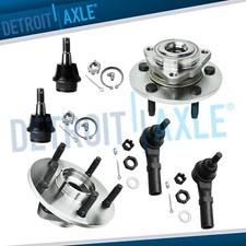 6pc Front Wheel Bearing Hub