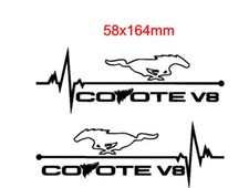 2 STICKERS  FORD MUSTANG