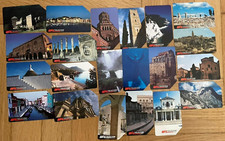 SCHEDE TELEFONICHE LINEE D'ITALIA USATE MAGNETICHE 21 PZ.