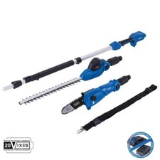 Potatore tagliasiepi 2in1 con asta 20v senza batteria ixes Scheppach c-phts410-x