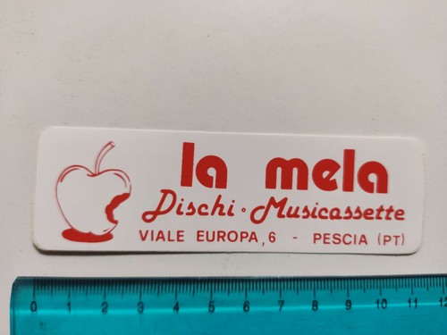 Adesivo mela dischi pescia - adesivo,