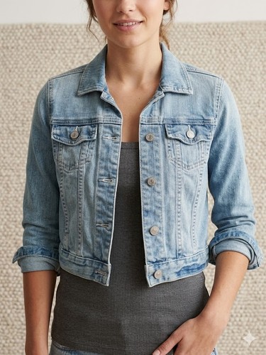 Giacca denim abercrombie - denim,