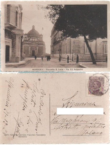 Cartolina manduria - cartolina,