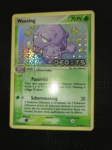 Pokemon weezing 107 ex - pokemon,
