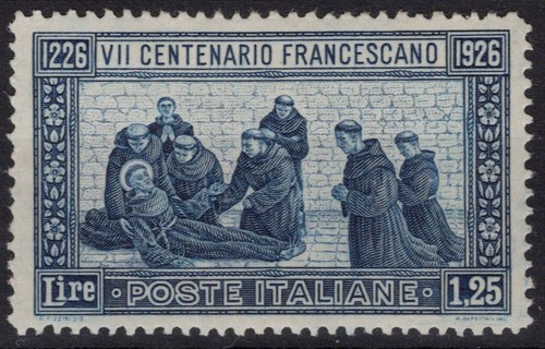 Regno italia 1926 - d'italia, san