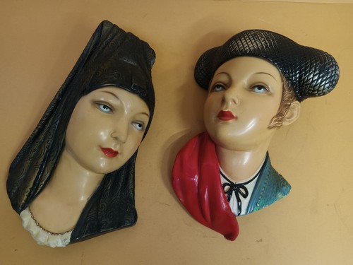 Sculture gesso visage - in,