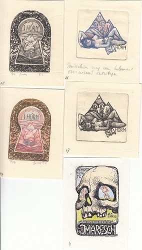 Exlibris bookplate erotico - 5,