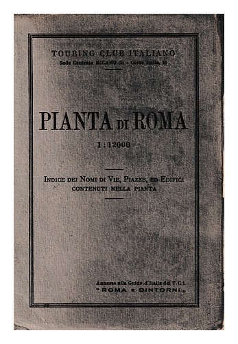 Touring club italiano pianta - club,
