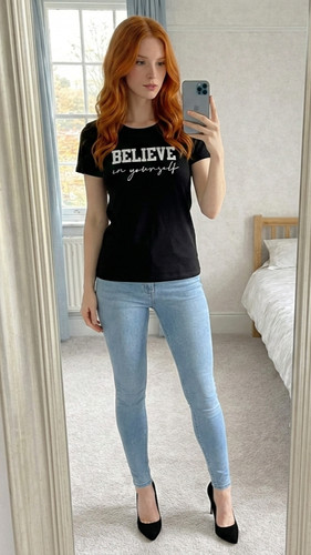 Shirt jeff co bambina nera - t-shirt,