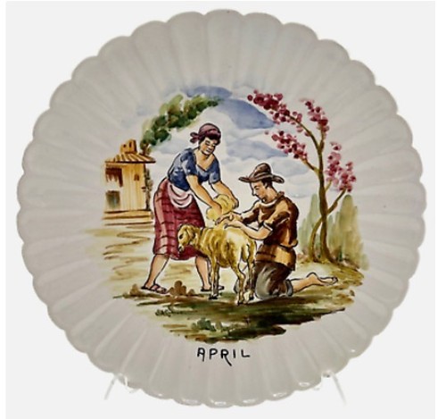 Zaccagnini set piatto - zaccagnini, faience