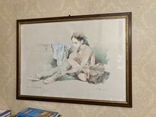 ALESSANDRO BIFFIGNANDI INCISIONE PROVA D’ARTISTA ACQUARELLATA 50 X 70  CVSF