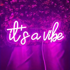 insegna al neon it's a Vibe