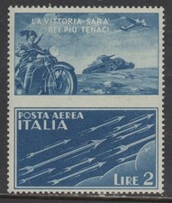 Regno 1942 - Propaganda Guerra Non Emesso 2 Lire - Nuovo Traccia Linguella - MH*