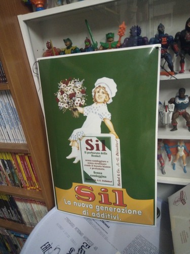 Insegna smaltata sil henkel - insegna,