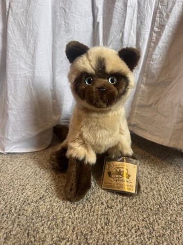 Peluche gatto animale siamese