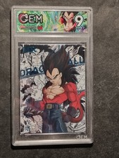 SS4 VEGETA - DRAGON BALL GT - GRADED CARD 9 - MINT - NO PSA BGS - SPECIAL PROMO