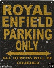 ROYAL ENFIELD rustic metal