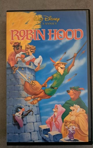 Cassette vhs walt disney robin - cassette,