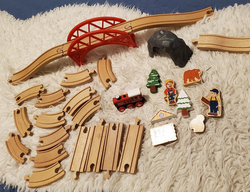 Treno legno fagiolo gigante - legno,