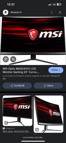 Curved led gaming monitor msi - curved,
