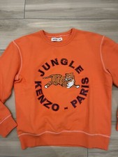Kenzo H&M Sweatshirt Orange Collab Limited Rare Nigo