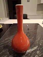Antica bottiglia bulbo - , rosso
