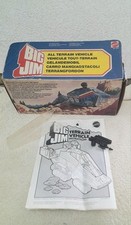 Big Jim Terrain Vehicle Empty Box in Mid conditiones plus booklet & more