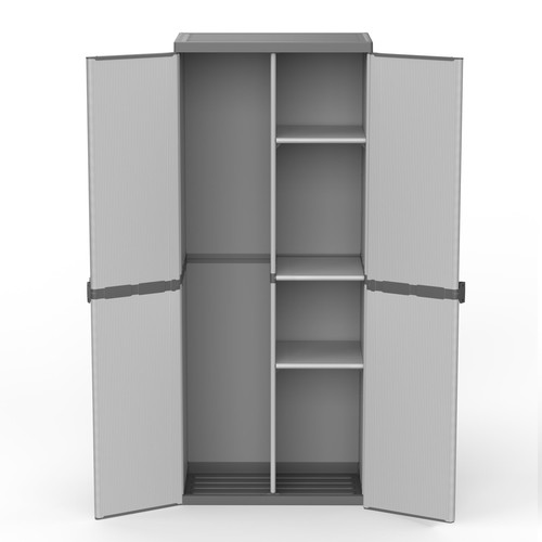 Armadio porta scope - porta, resina