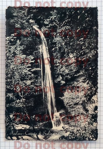 Cartolina paularo cascata - paularo,