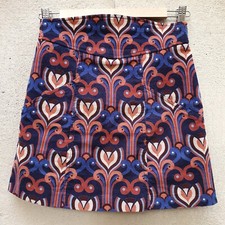 Gonna corta velluto a costine