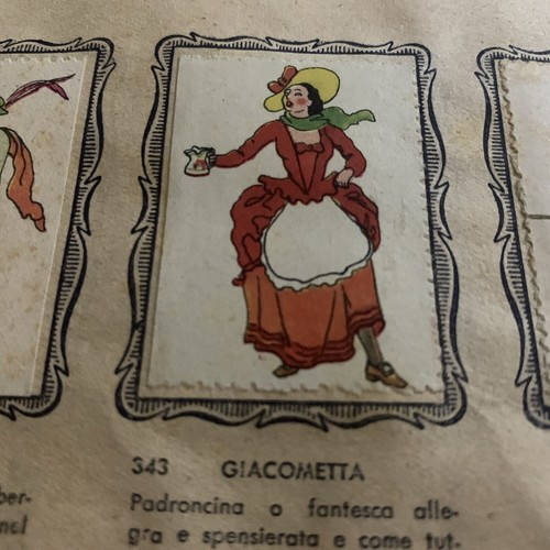 Figurina 343 maschere - figurina, n.343