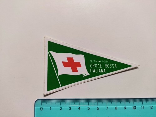 Adesivo croce rossa italiana - adesivo,