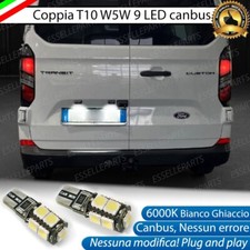 COPPIA LUCI TARGA 9 LED PER