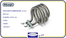 RESISTENZA SERPENTINA CALDAIA MACCHINA DA CAFFE' DELONGHI 1000W 5513200799
