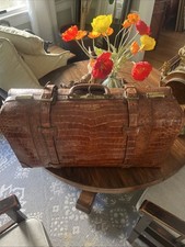 Antica borsa grande coccodrillo medico San Luigi rarissima