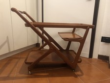 Carrello da tè Mid-Century in