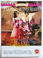 Pubblicita' Aladdin Jasmine Tappeto Magico Disney Mattel Advertising 1993 (T0