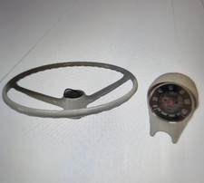 VOLANTE E CRUSCOTTO CONTA KM ORIGINALI E RESTAURATI FIAT 500 EPOCA MOD. F