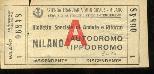Biglietto atm tram milano - biglietto,