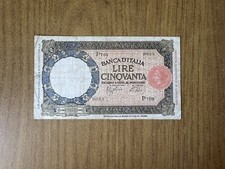 BANCONOTA LIRE 50 LUPETTA
