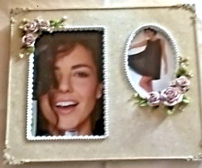 SPLENDIDO PORTA FOTO x DUE DESIGN in CERAMICA A RILIEVO cm 20 x 16