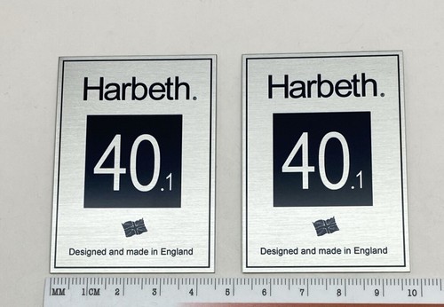 Coppia distintivi logo harbeth - coppia,