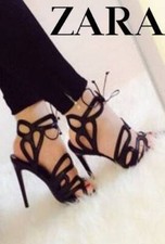 Zara women leather pumps