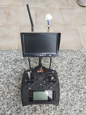 Spektrum DX6 6 channel DSMX con monitor  Boscam RX-LCD5802 