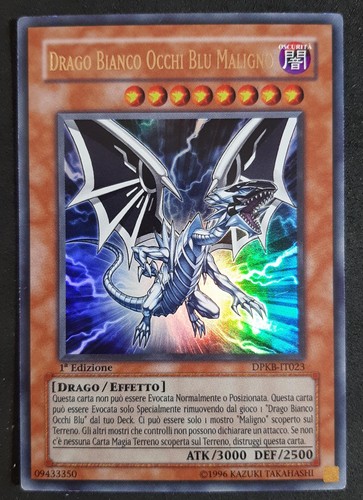 Drago bianco occhi blu - bianco,