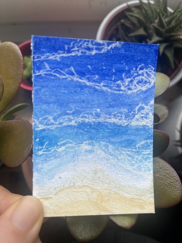 Acquerello originale aceo - acquerello,