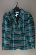 Helena Vera blazer per le signore taglia Kurzgröße 21, L, 21 a quadri turchese
