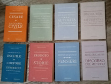 I CLASSICI DEL PENSIERO LIBERO 8 VOLUMI - CESARE, ERODOTO, ESCHILO, MONTESQUIEU.