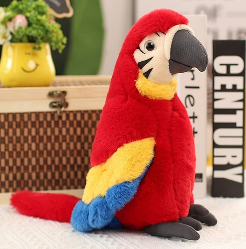 Peluche pappagallo ara - , rossa