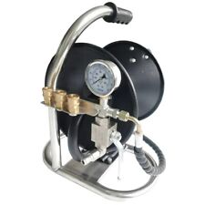 Avvolgitubo portatile ad alta pressione in acciaio inox tubo dragaggio rullo manuale